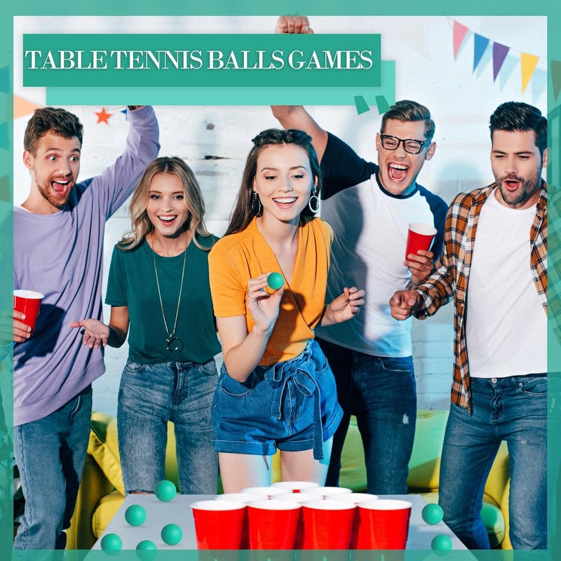 SEEVOR 28 Pcs Balls Table Tennis Balls 40mm Color Plastic Balls Bulk Washable Small Game Balls for Party Decoration Handcrafted Art Carnival Pool Games - Image 5